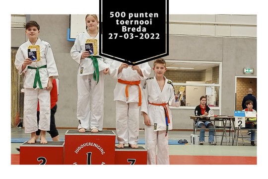 500 punten toernooi Breda 27-03-2022