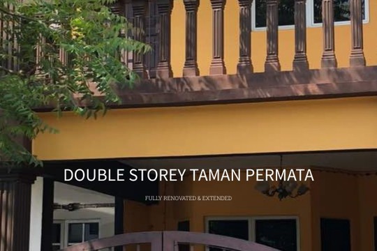 DOUBLE STOREY TAMAN PERMATA - MyAlbum