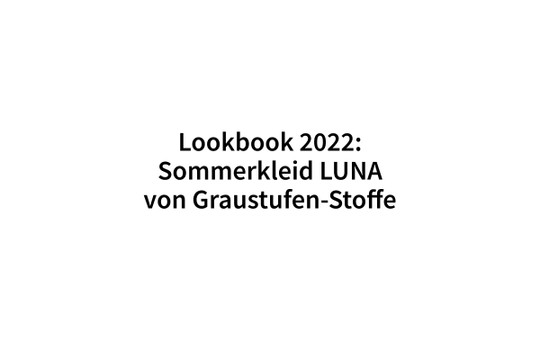 Sommerkleid LUNA von Graustufen-Stoffe - MyAlbum