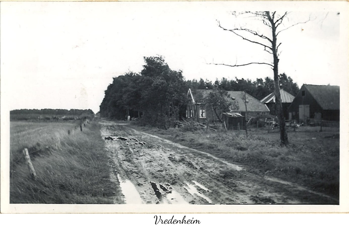 De Langeweg of Vredenheimseweg ter hoogte van de huidige nummer 10