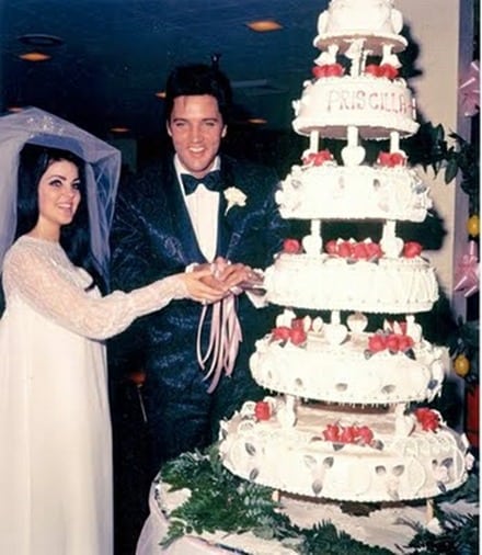 Huwelijksdag Elvis & Priscilla Presley