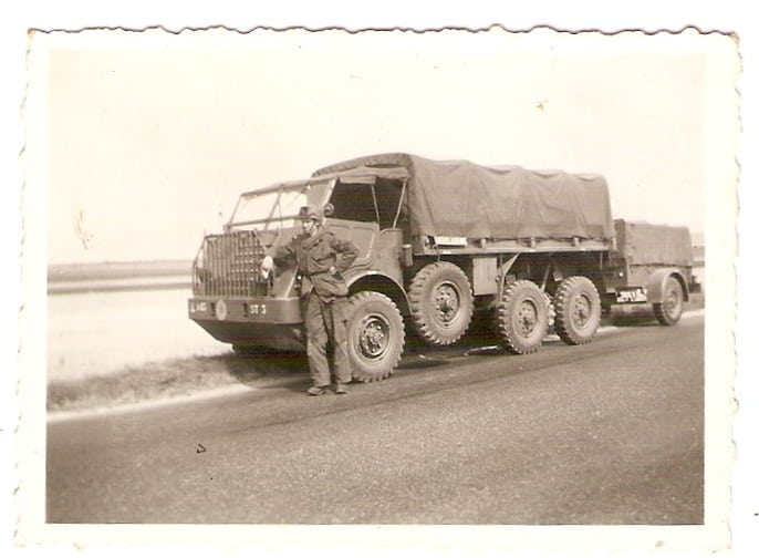 Roelof de Weerd  als chauffeur 1961