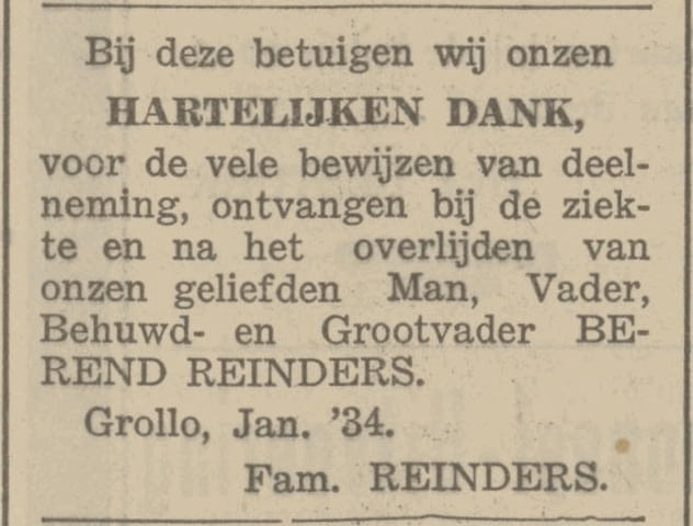 19340113-krant-PDAC-advertentie-dank-deelname-overlijden-Berend-Reinders