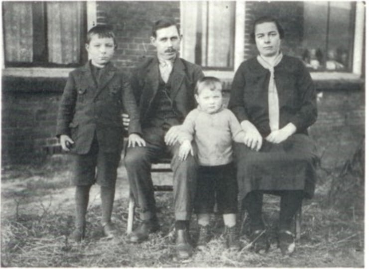 Familie Hadders ± 1930.