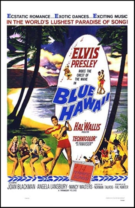 Filmposter: Blue Hawaii