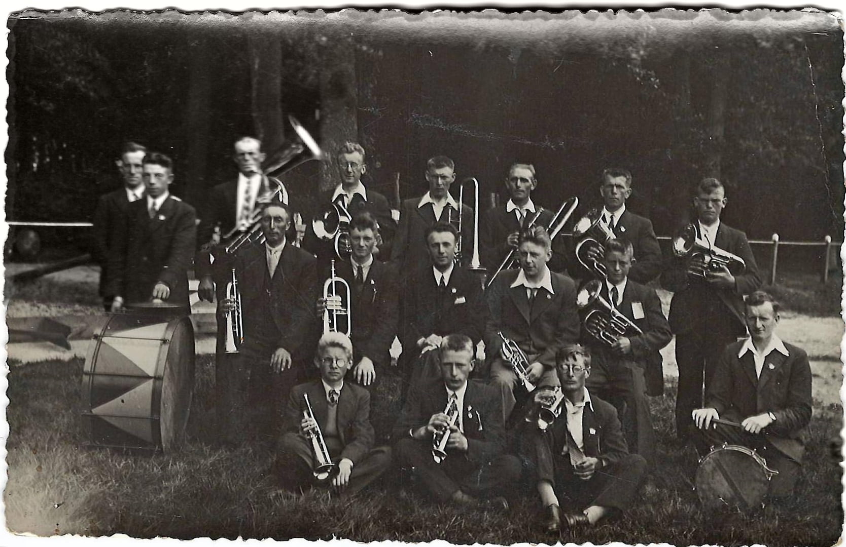 Muziekvereniging "Crescendo", ± 1934.