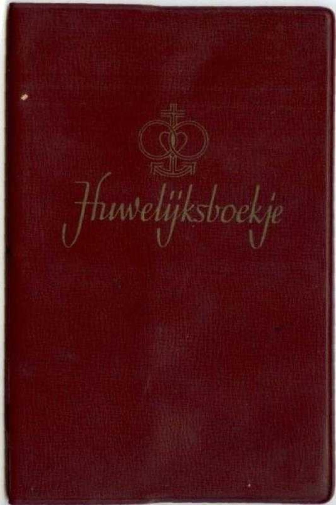 19570627 Trouwboekje Tieme Reinders en Carolina Georgina Johanna Harms