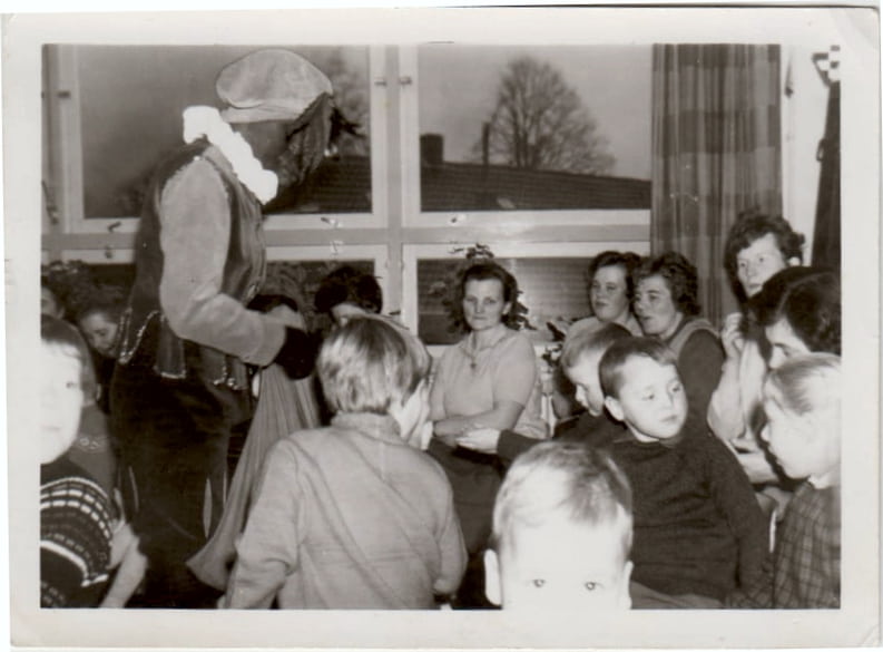 Sinterklaasfeest, OLS Grolloo, 1969