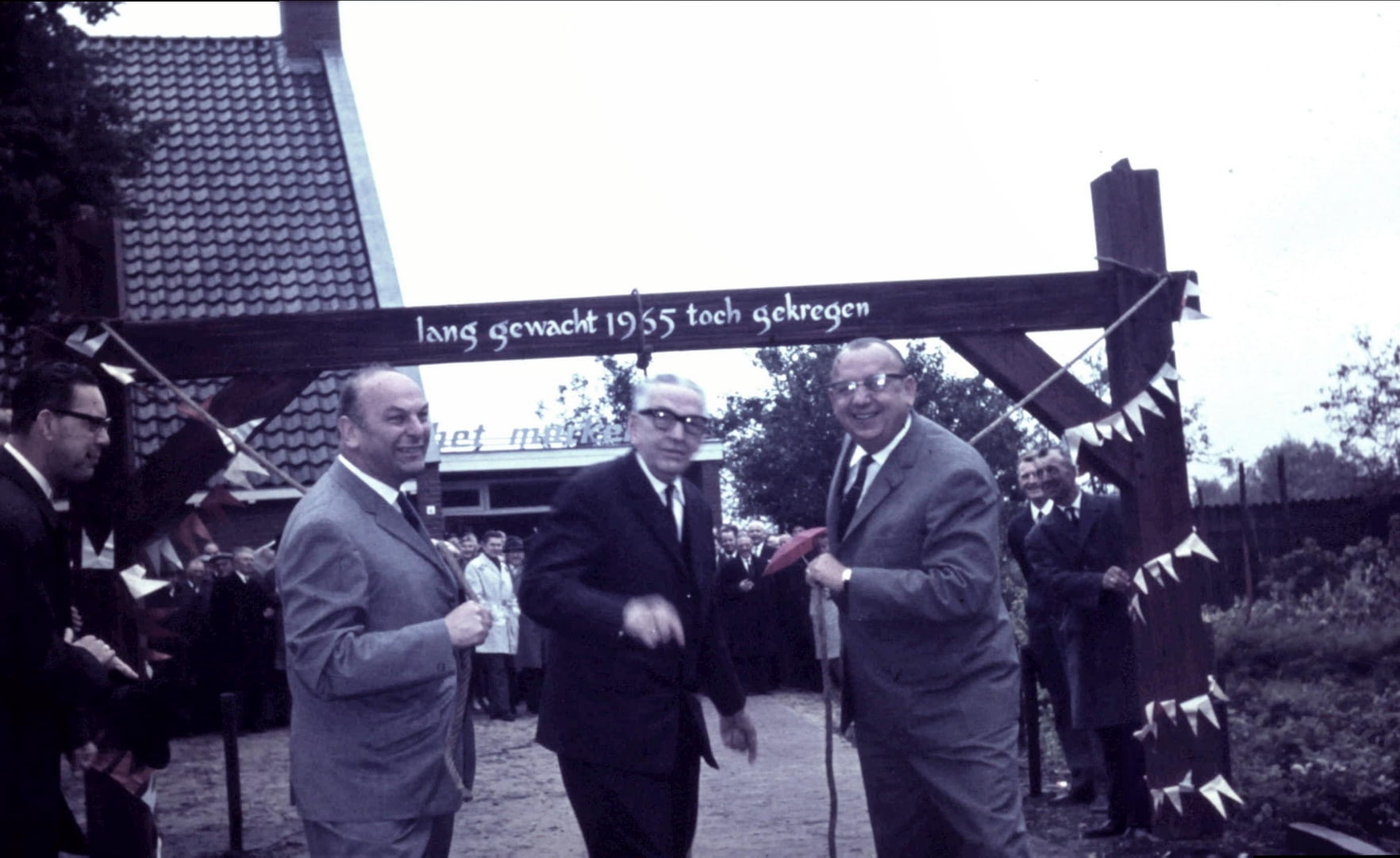 Opening Markehuis in 1965