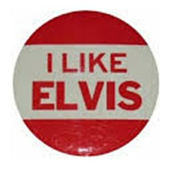 I Like Elvis Button