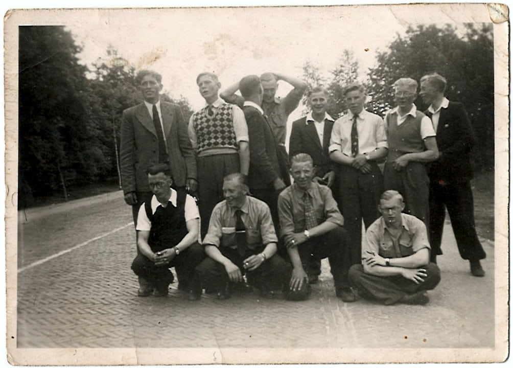 groep jongeren ~1955