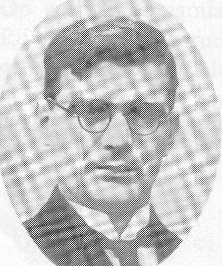Ds. D. Scheele (1894-1971) van Assen ging zo nu en dan in de blikken kerk voor.